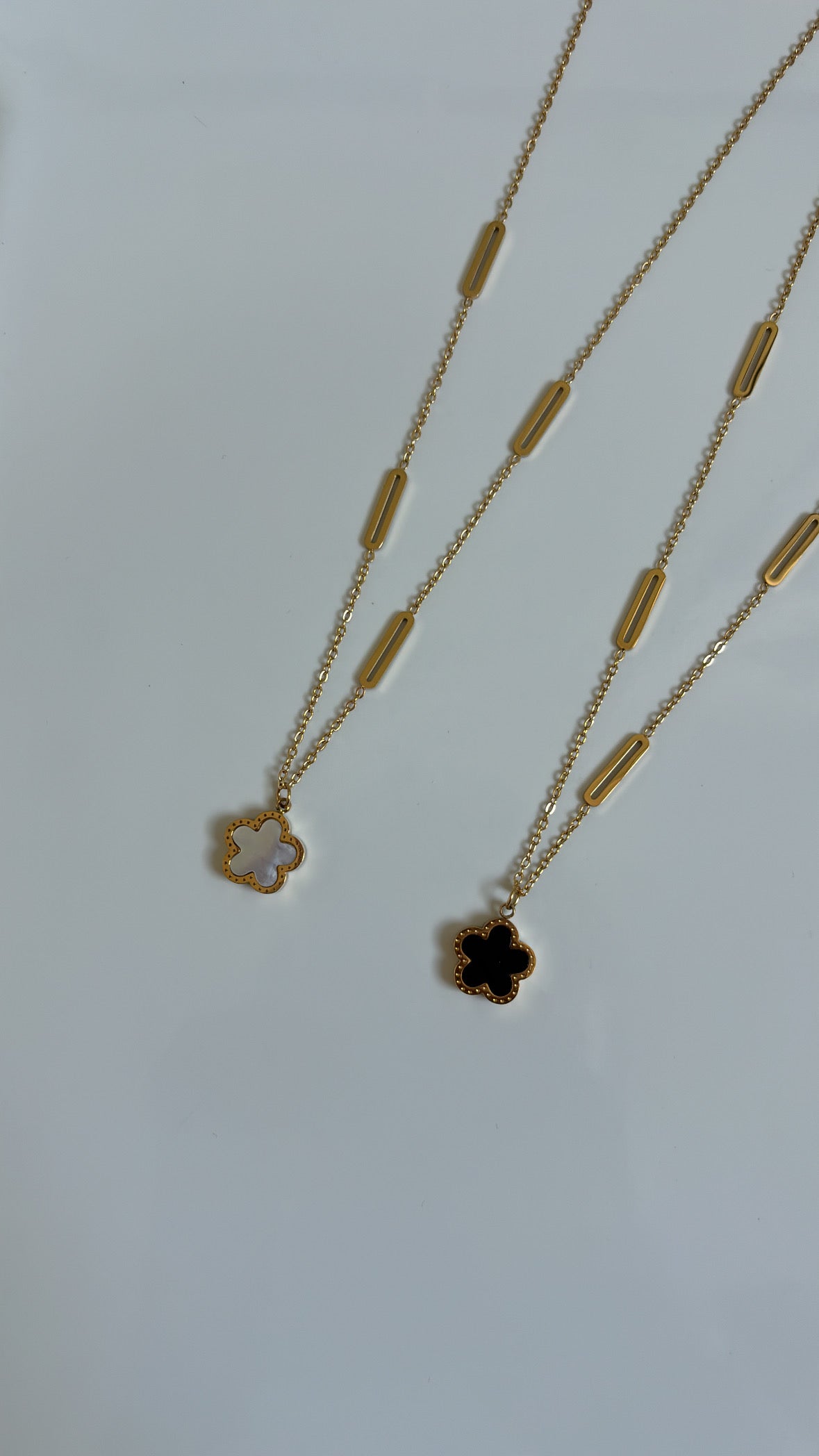 Collier Classy réversible gold