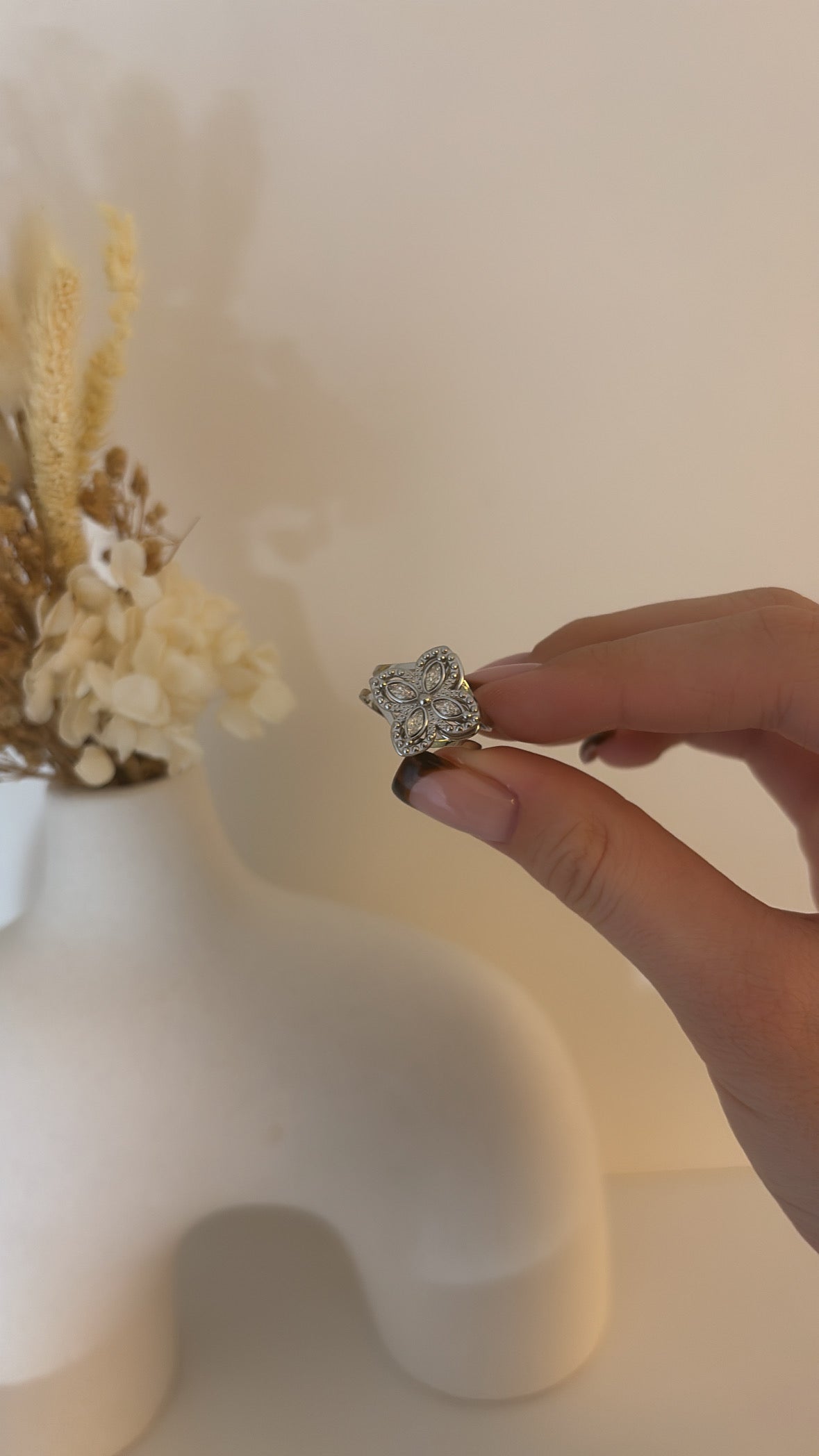 Bague Anti stress Neis Silver
