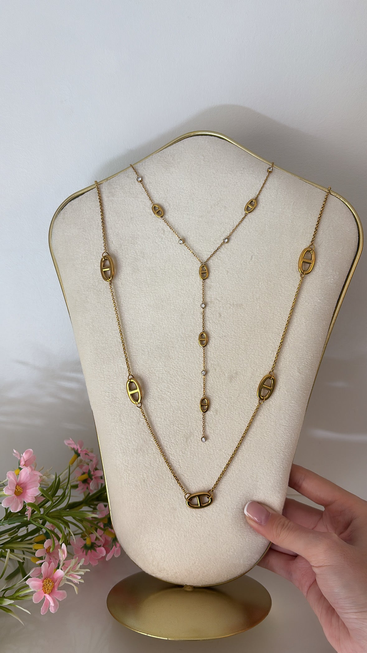 Duo maille marine gold ✨