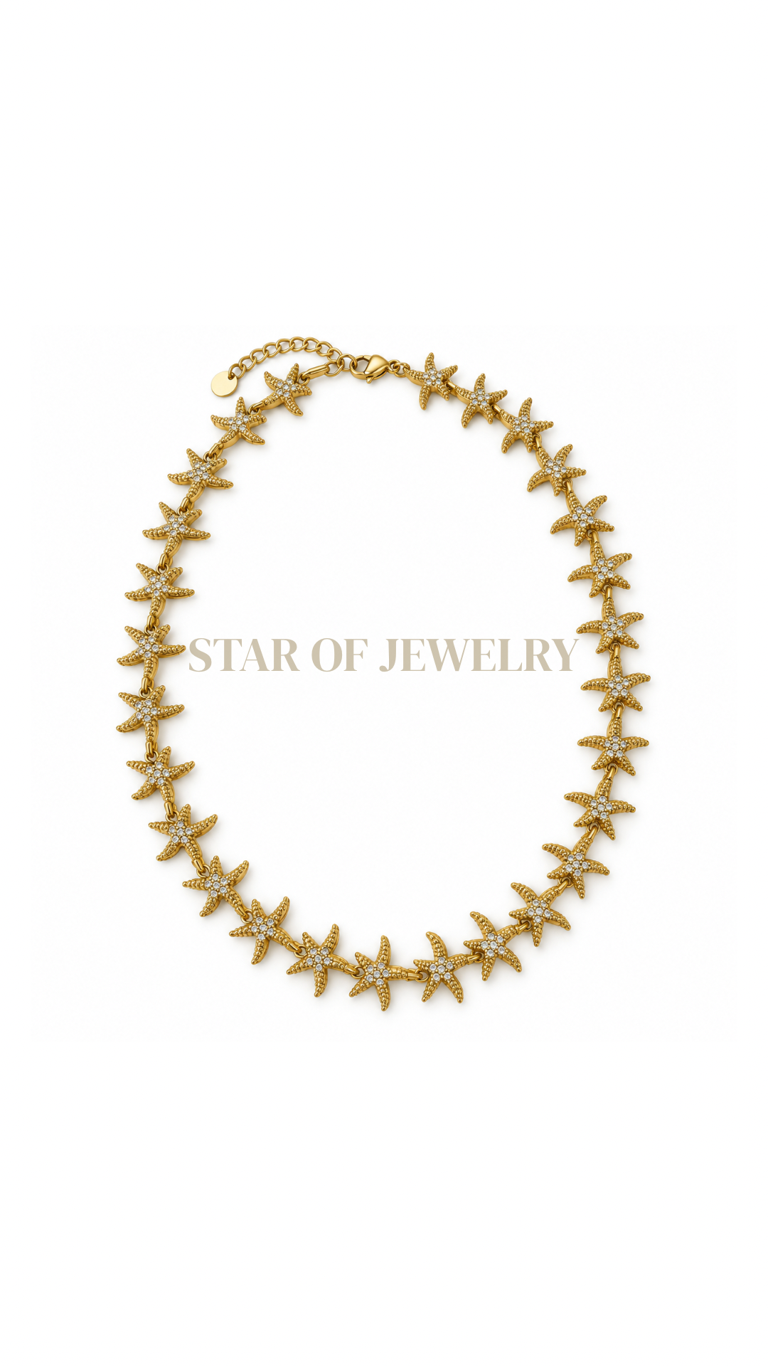 Collier Azuréa blanc gold