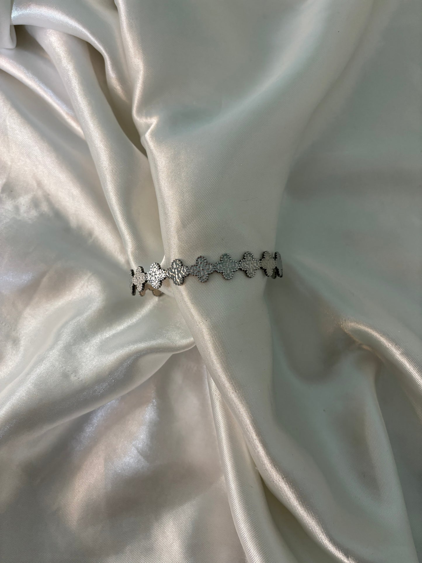 Jonc trèfle Silver