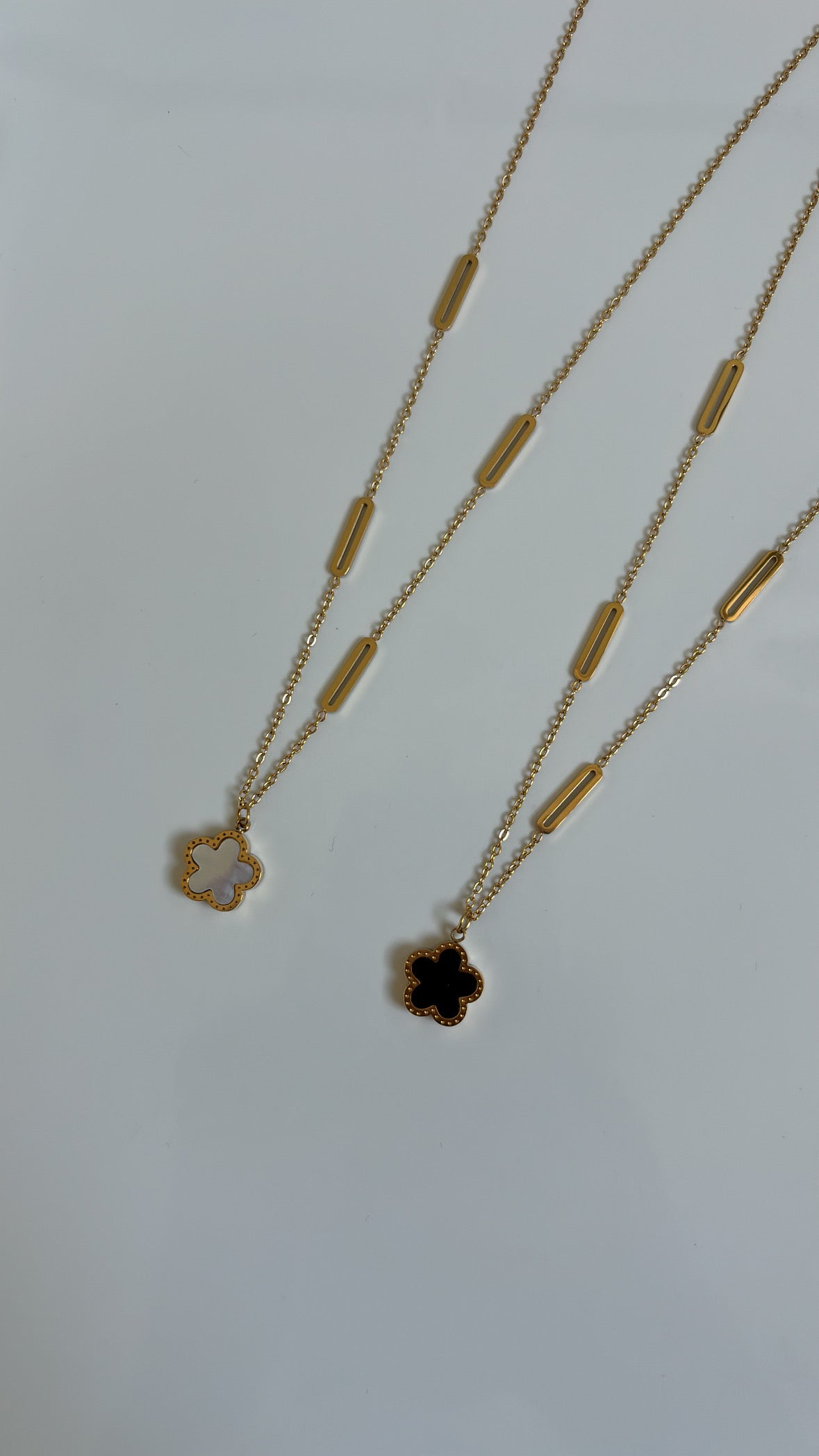Collier Classy réversible gold