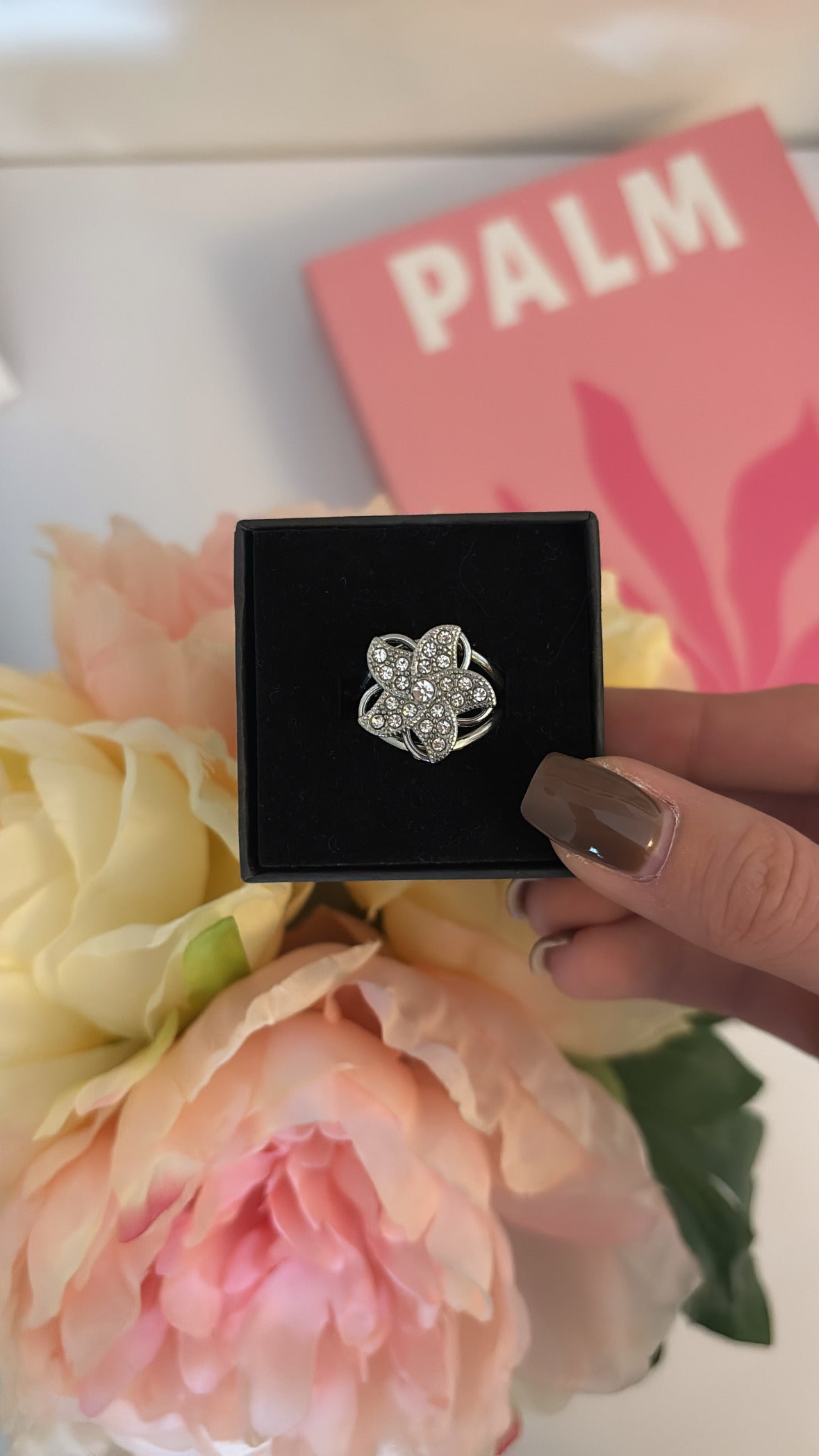 Bague Anti-stress Rosa Silver