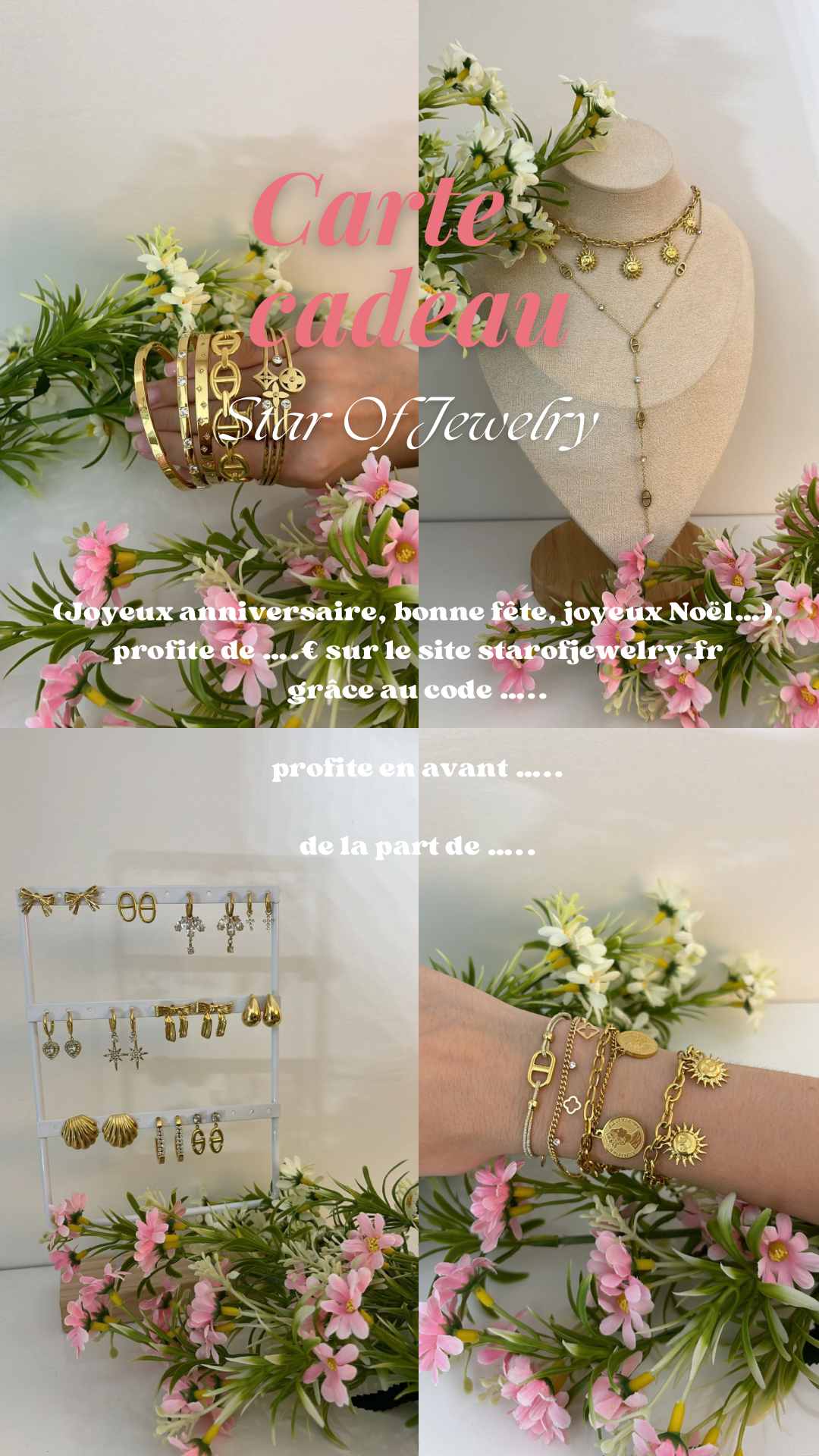 Carte cadeau Star Of Jewelry