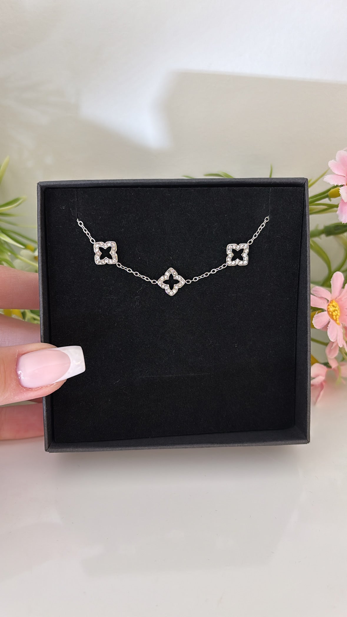Bracelet Flower Silver