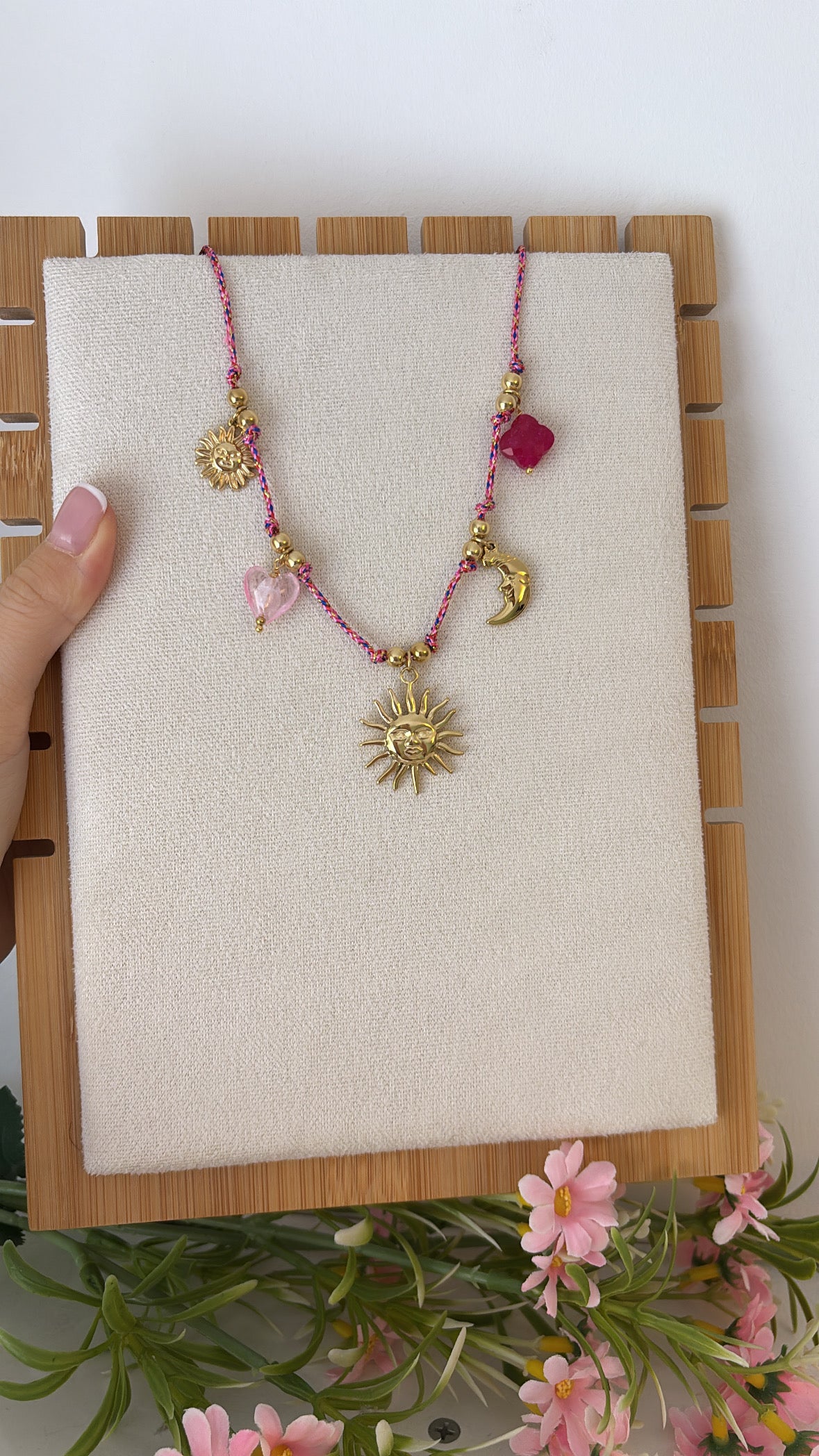 Collier Palm rose gold