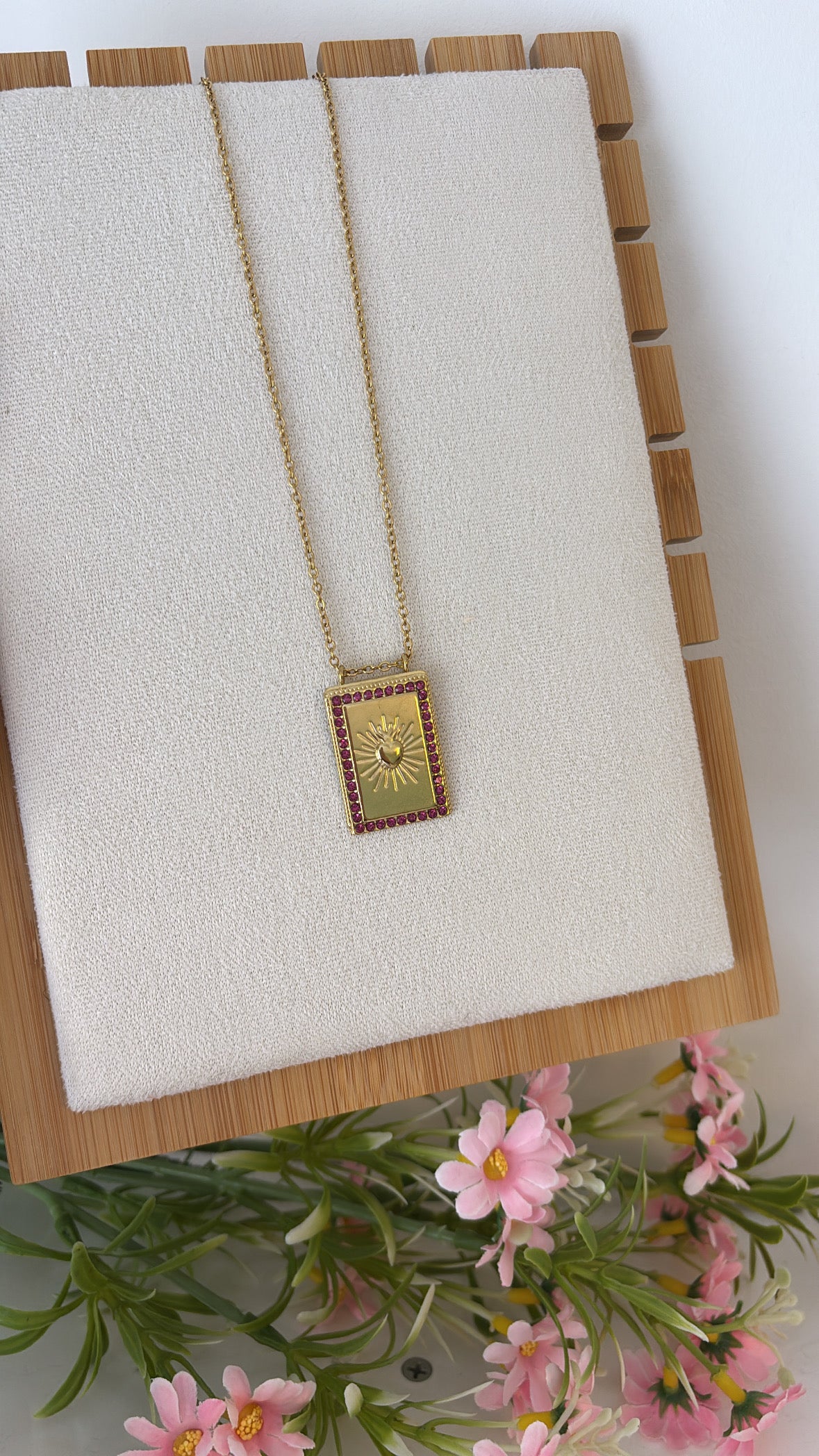 Collier Élya rose gold