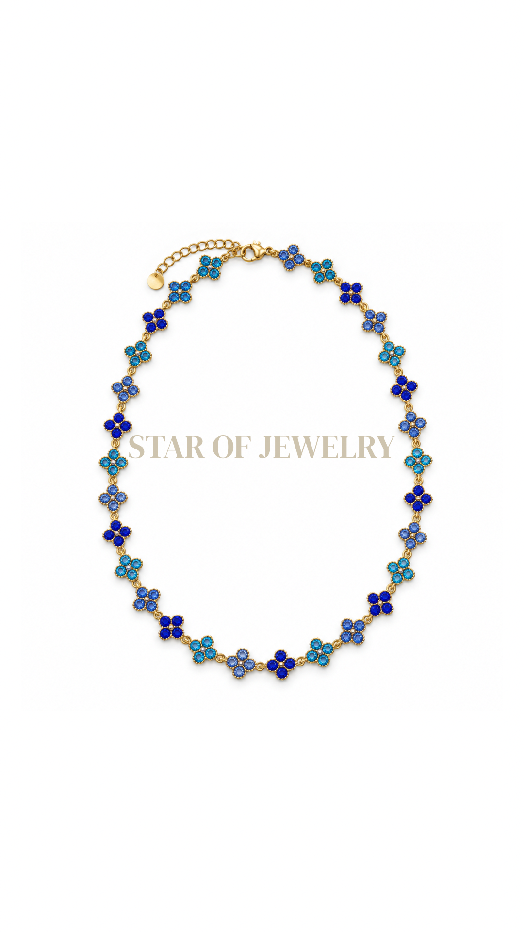 Collier Kate bleu gold