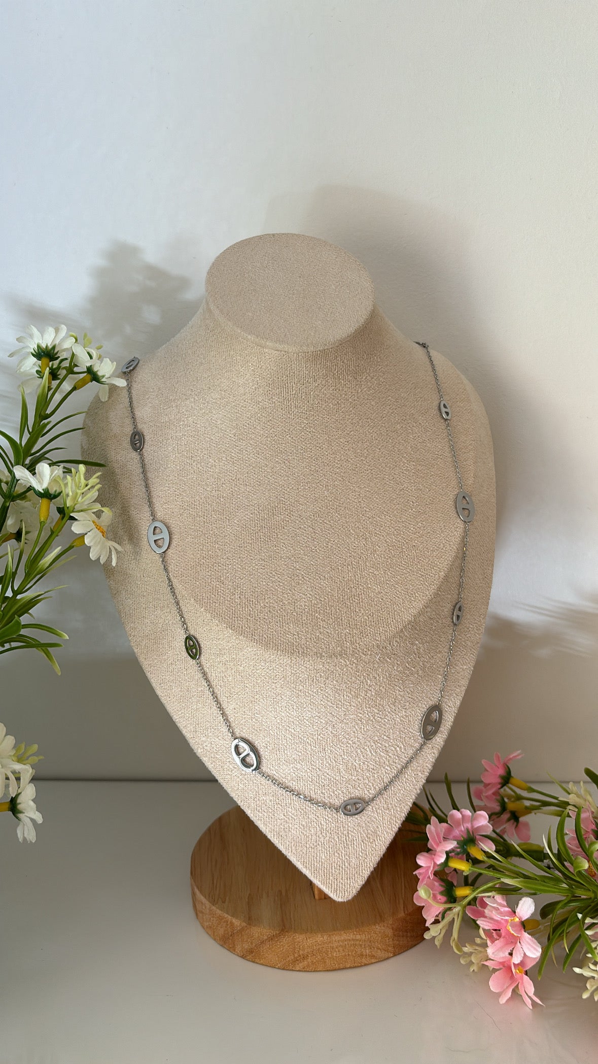 Sautoir maille Silver