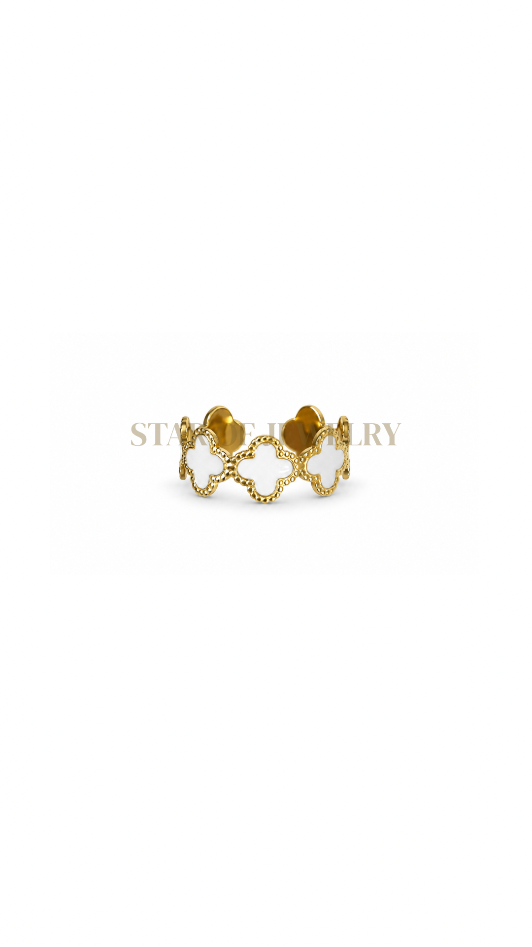 Bague Carla blanche gold
