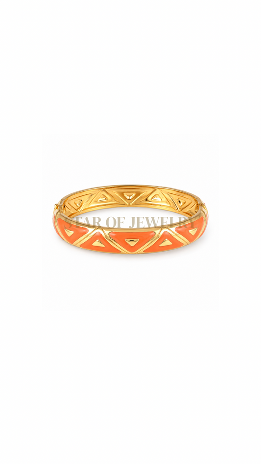 Jonc thaïlandais orange gold