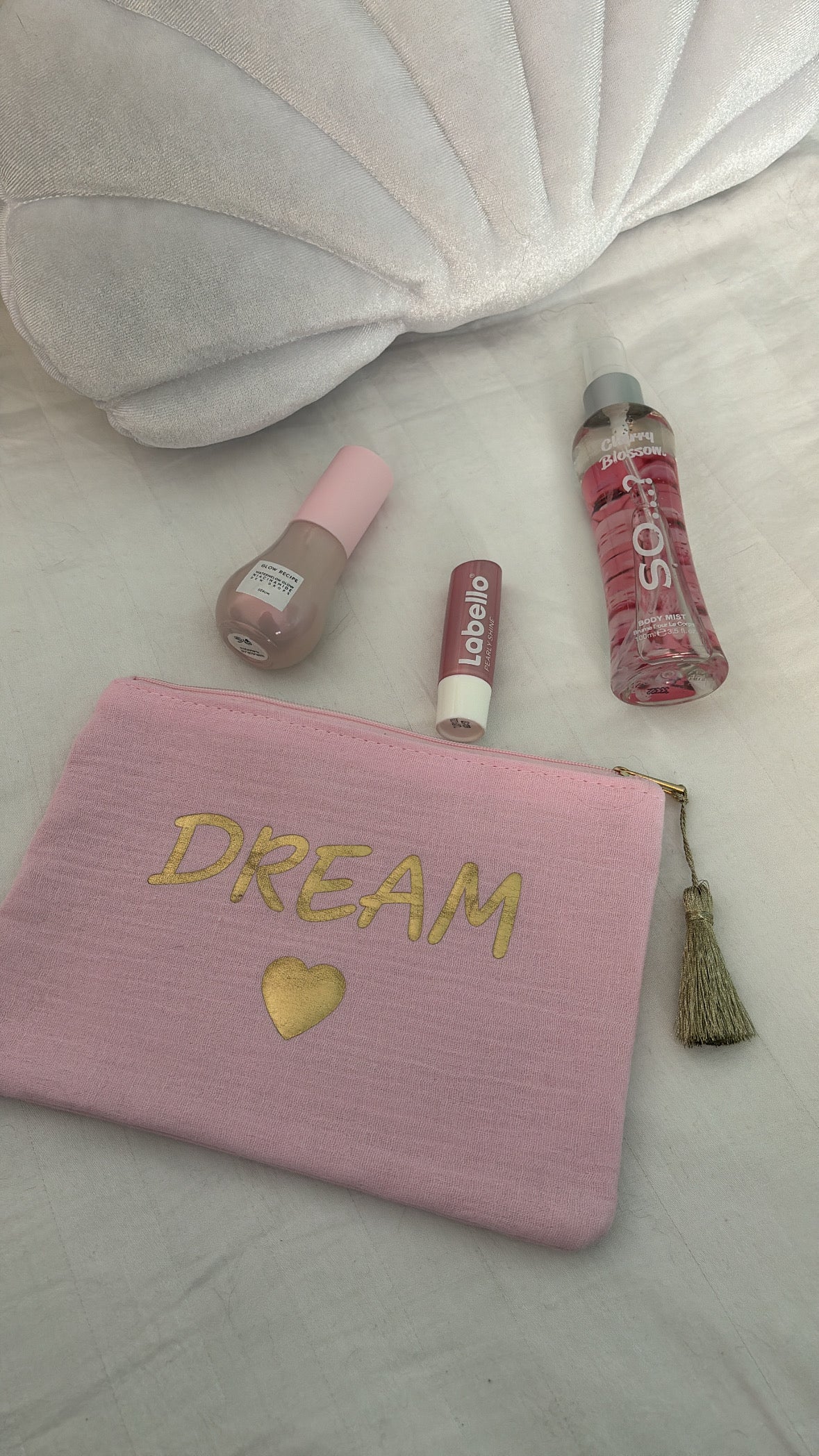 Pochette dream rose