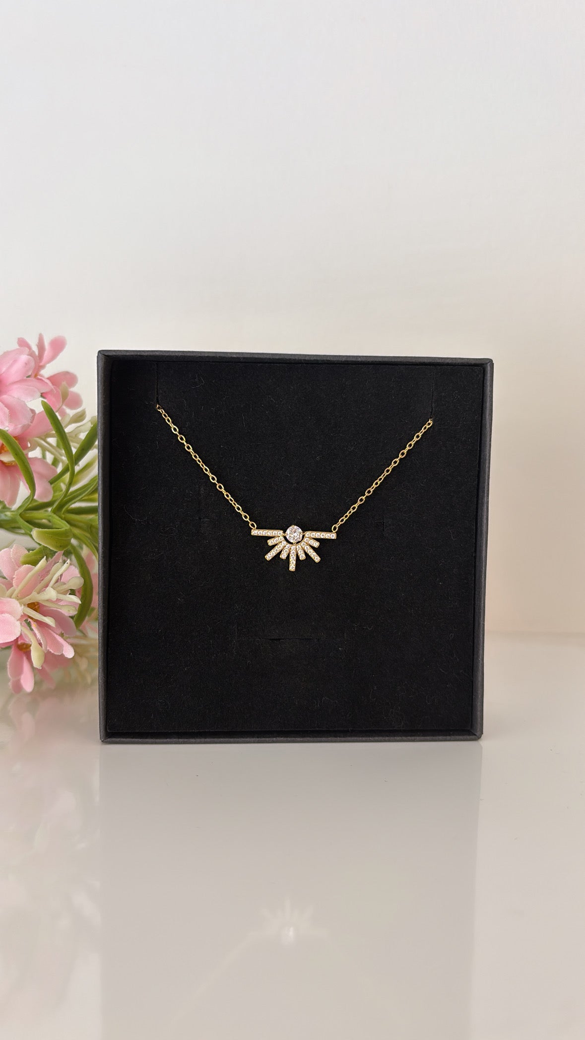 Collier Saphir gold