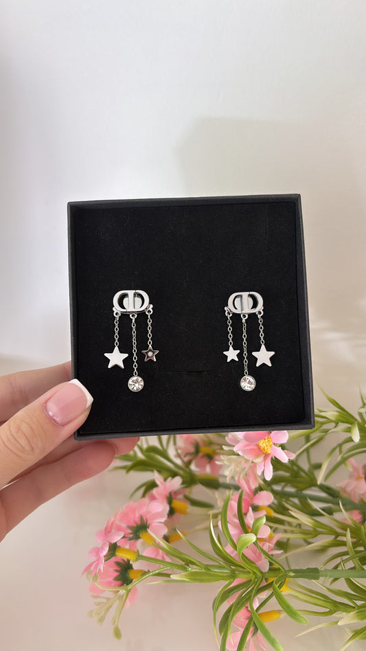 Boucles Serena Silver