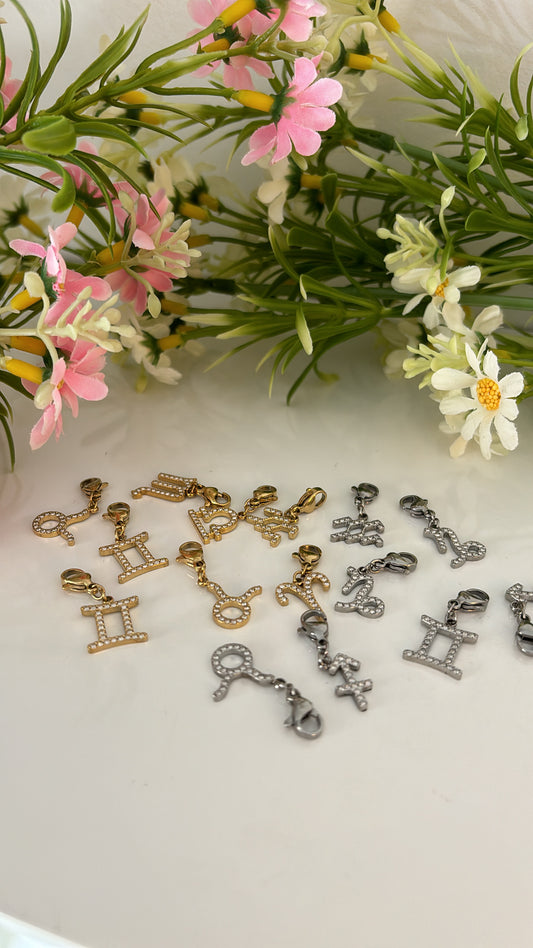 Charm signe astrologique strass