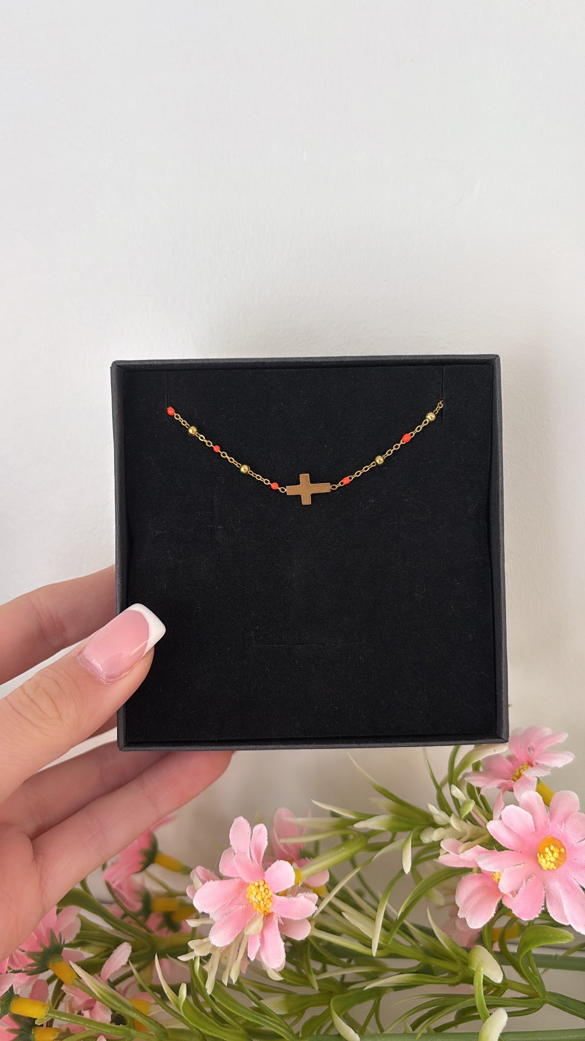 Bracelet chrétien orange gold