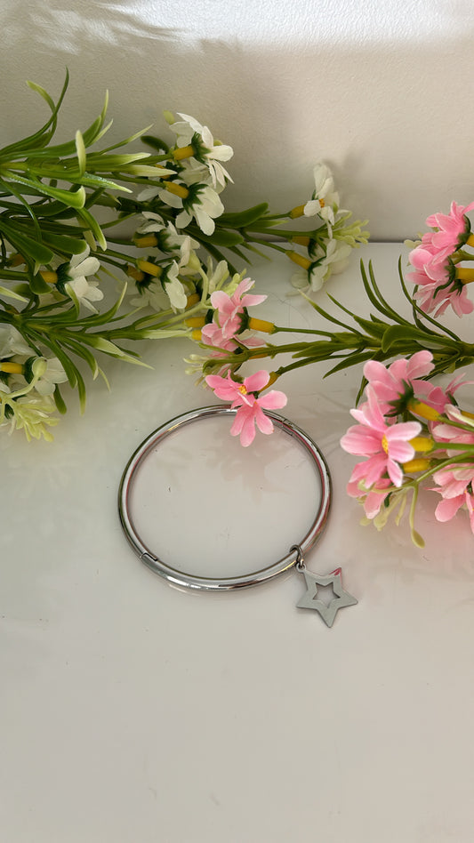 Jonc star light Silver