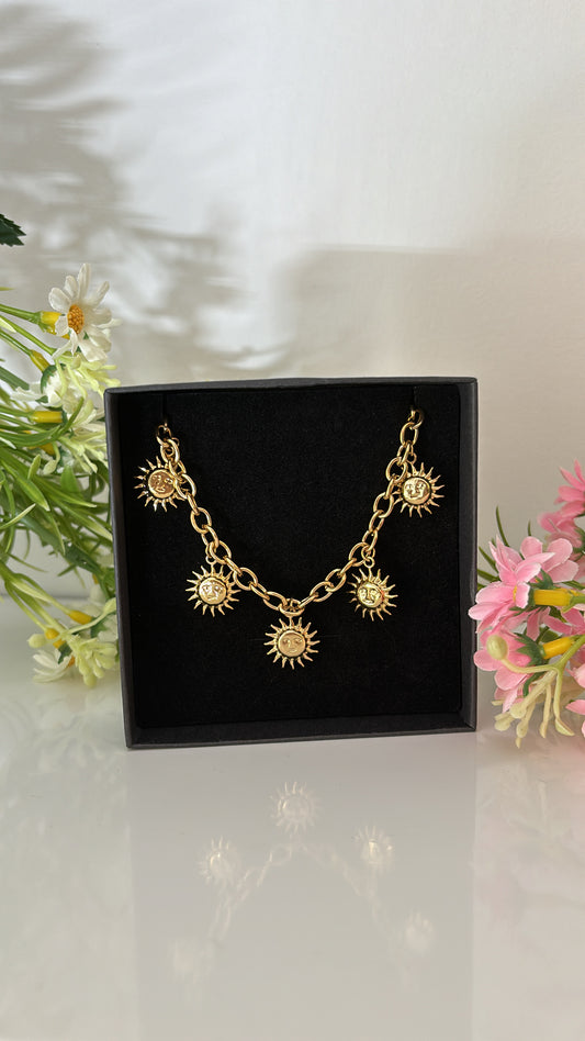 Collier Sunshine gold