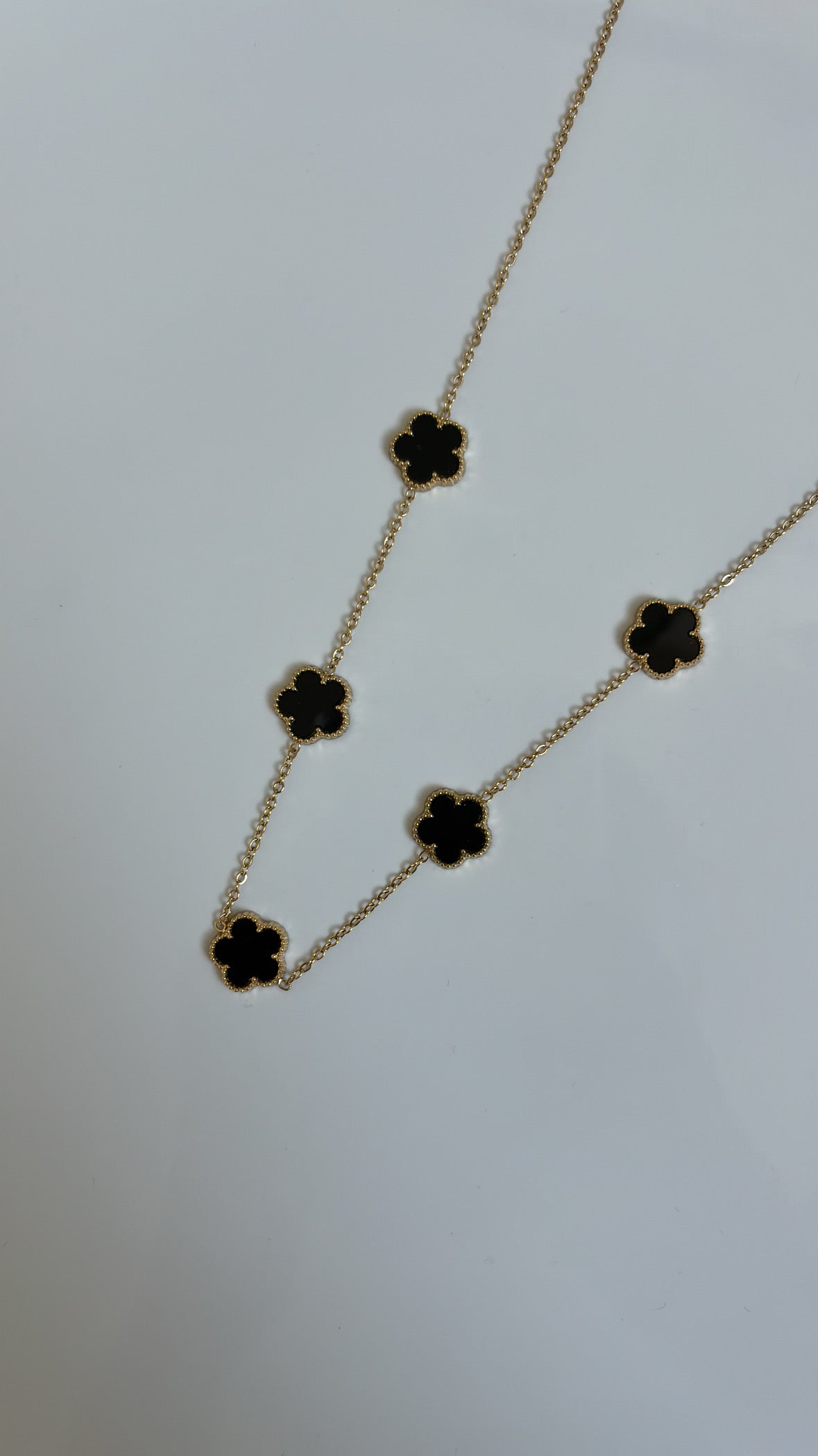 Collier Classy noir gold