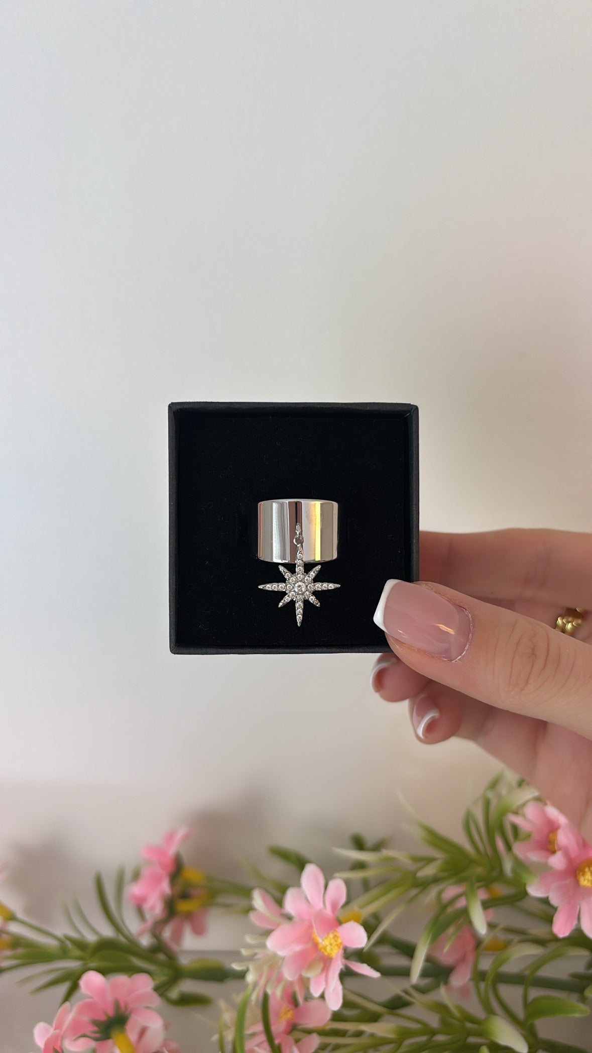 Bague breloque Céleste Silver
