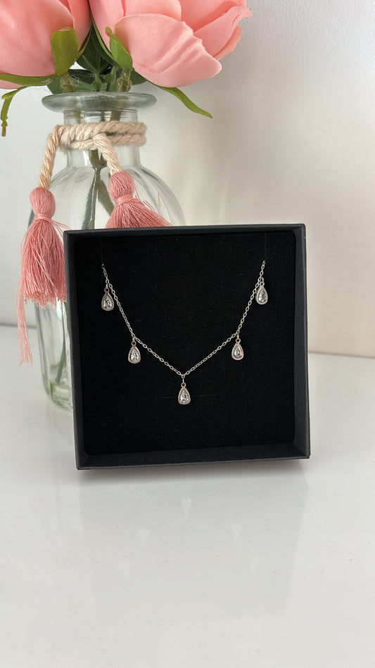 Collier goutte Silver