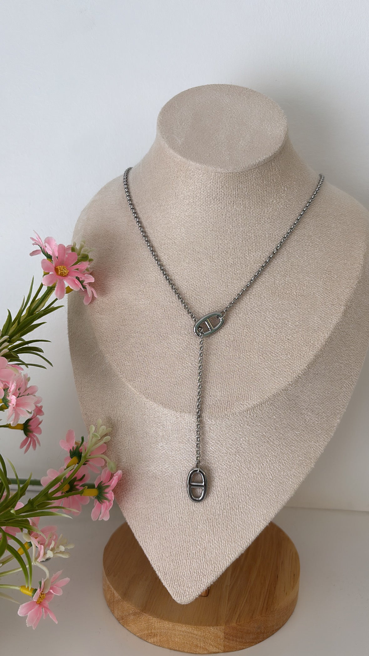 Sautoir Maria Silver