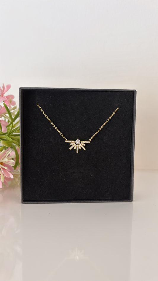 Collier Saphir gold