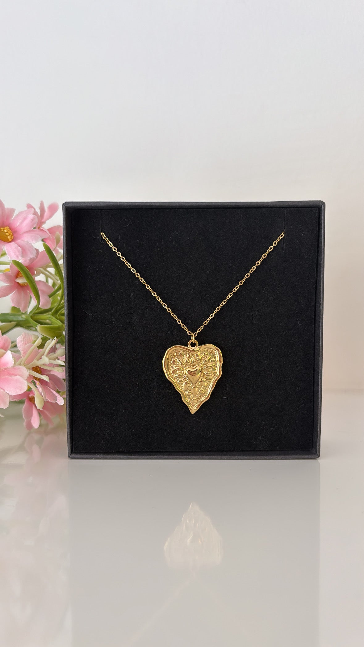 Collier Cœur gold