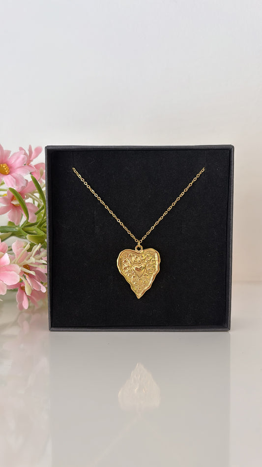 Collier Cœur gold