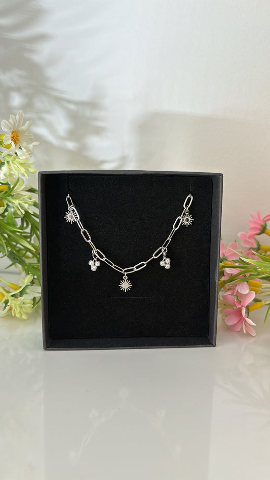 Collier Lagoon Silver