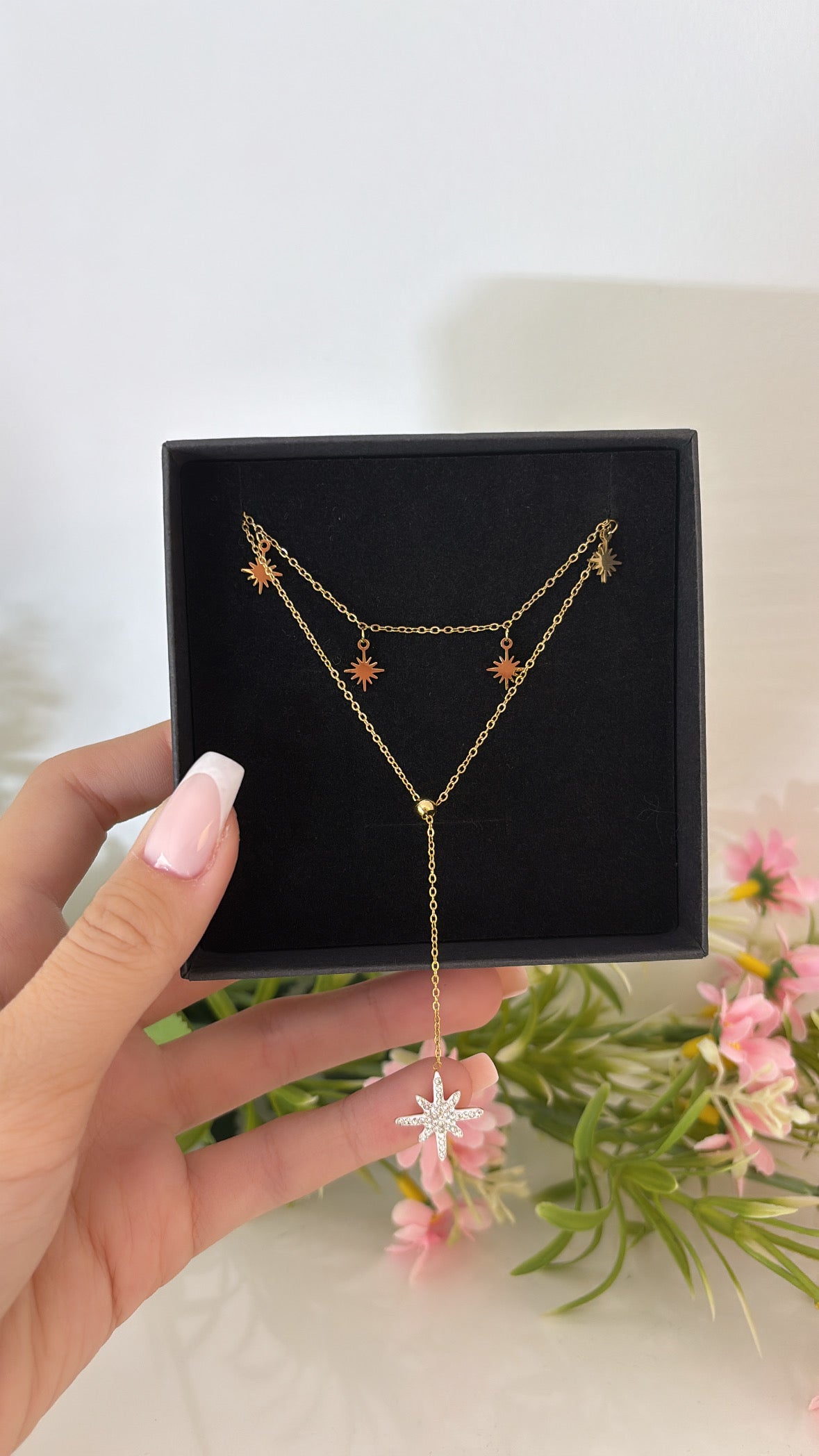 Collier double Joya gold