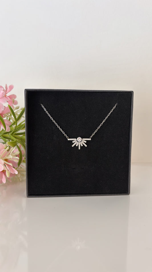 Collier Saphir Silver