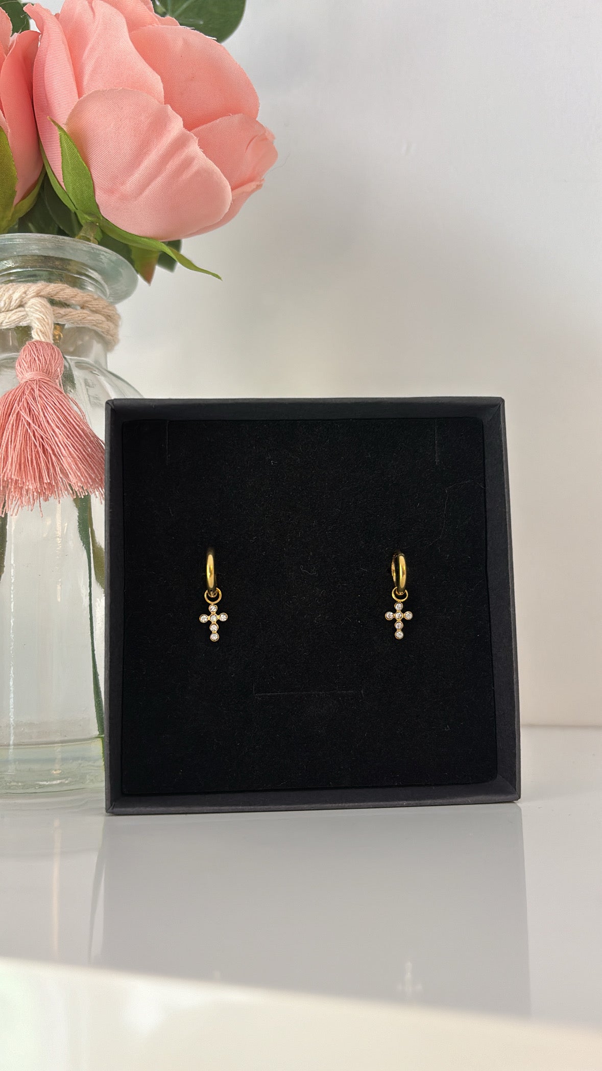 Boucles chrétienne gold