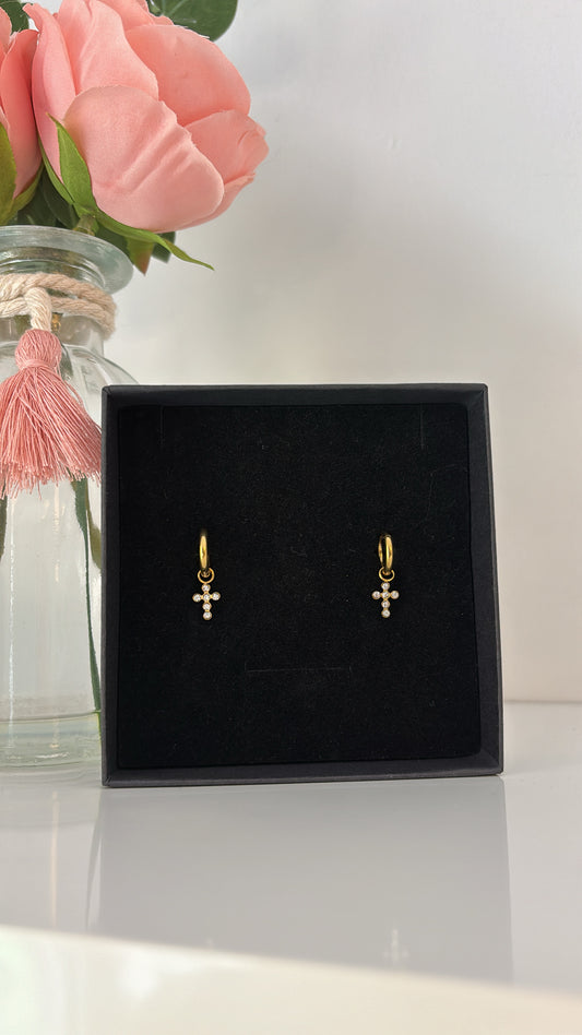 Boucles chrétienne gold