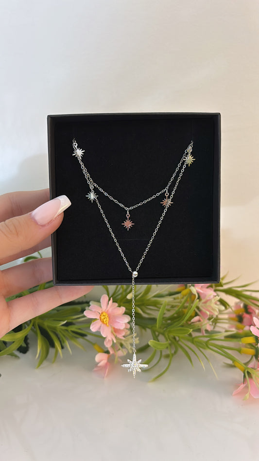 Collier double Joya Silver