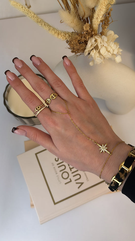 Chaîne de main Starly Gold