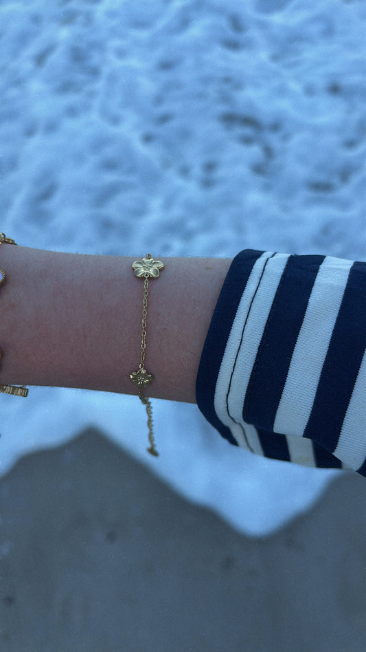 Bracelet Camélia Gold