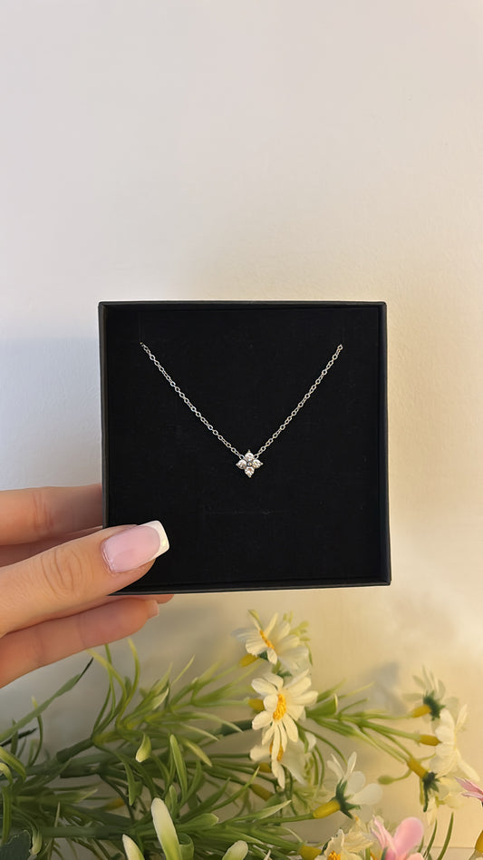Collier Glitter Silver