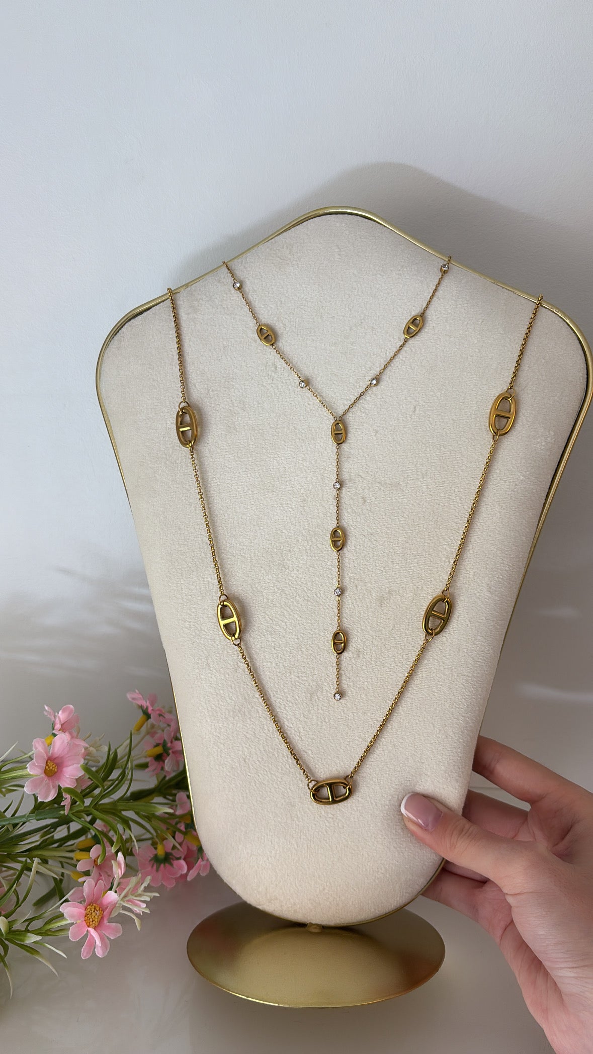 Duo maille marine gold ✨