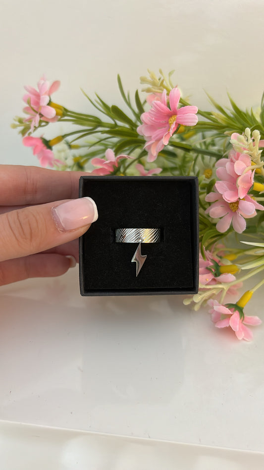 Bague coup de foudre Silver