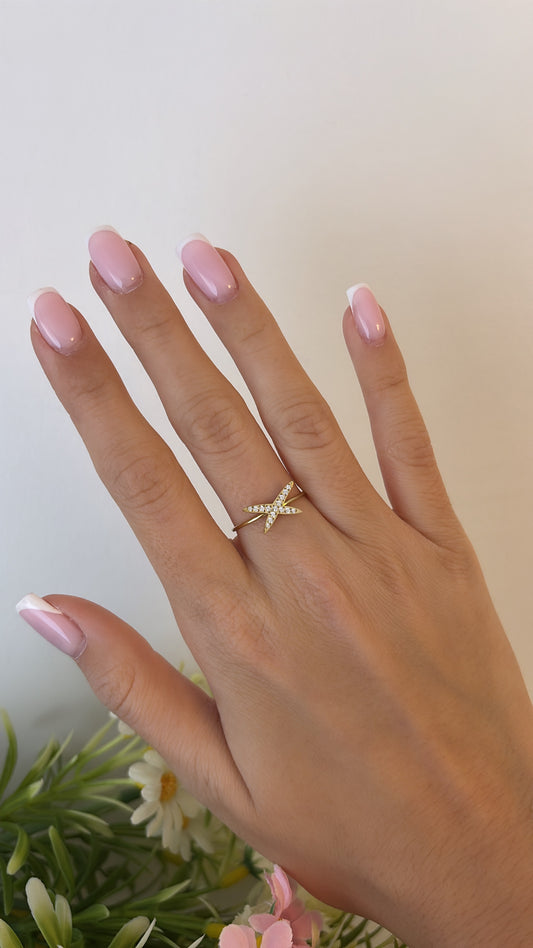 Bague Stormy gold (dupe Mauboussin)