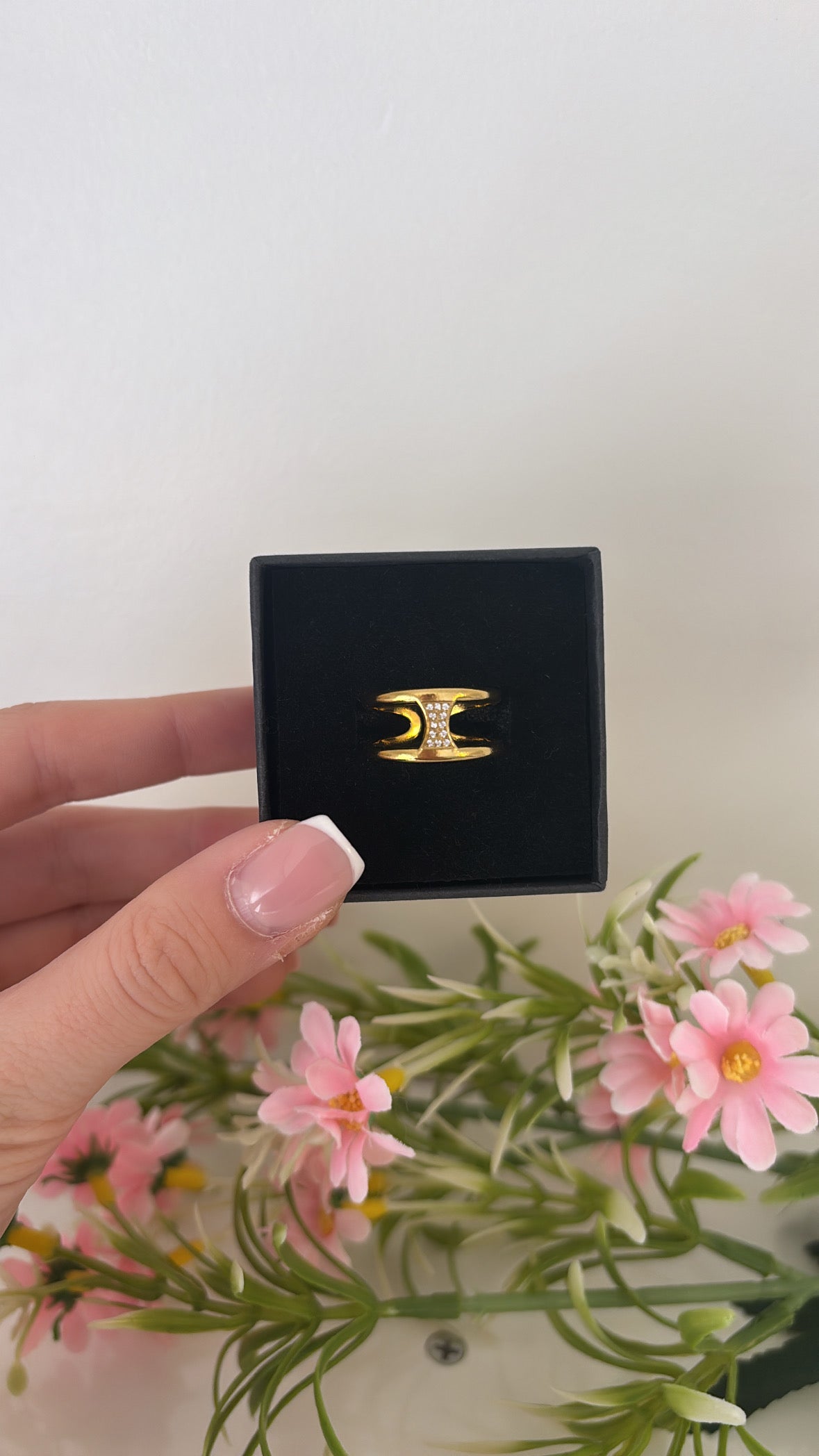 Bague Léane strass Gold