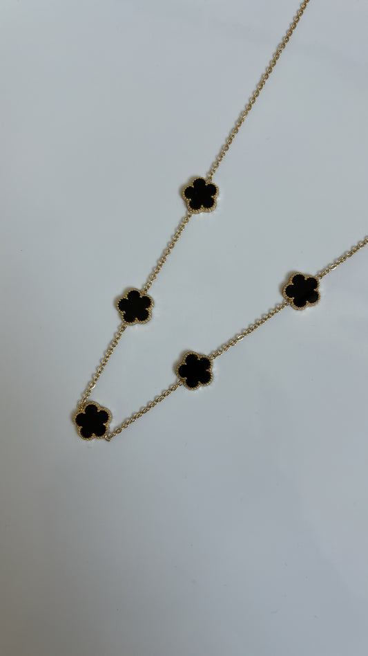 Collier Classy noir gold