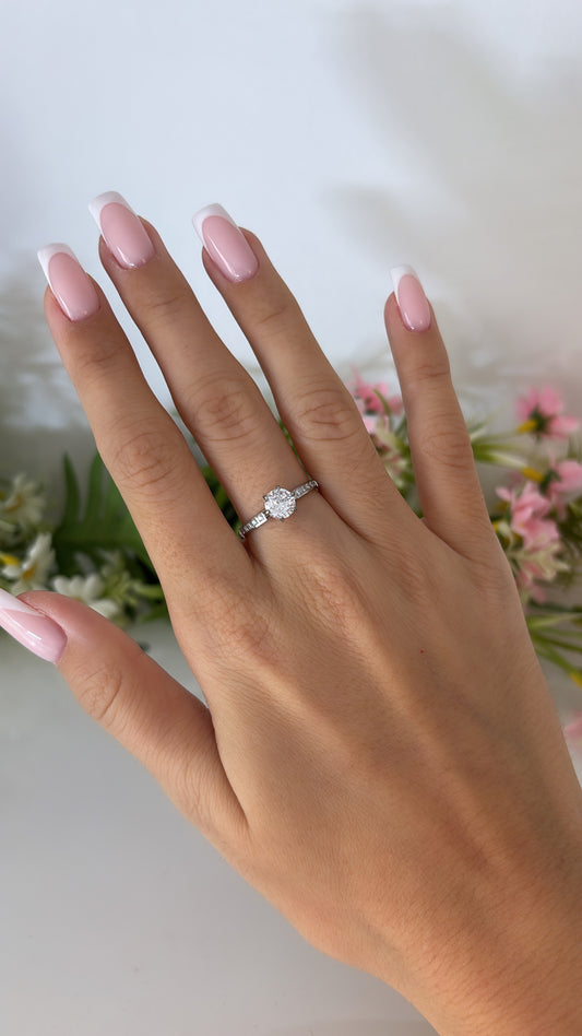 Bague baby Diamond Silver