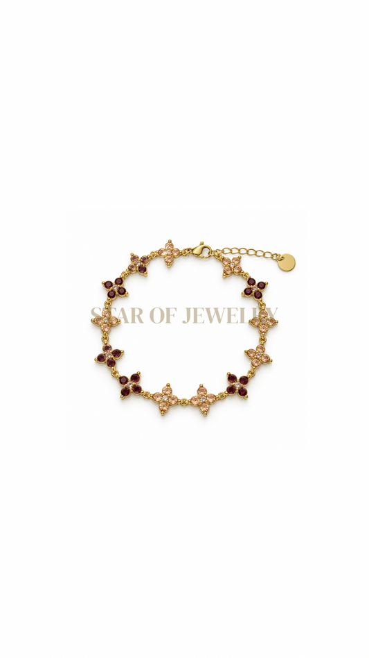Bracelet Kateline léopard gold