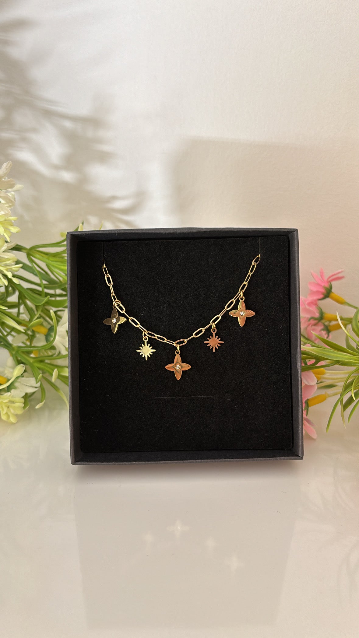 Collier Coralie gold