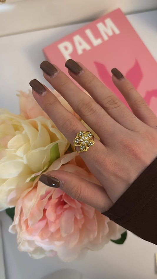 Bague Anti-stress Féerie Gold