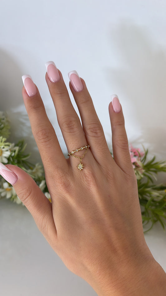 Bague étoilé gold