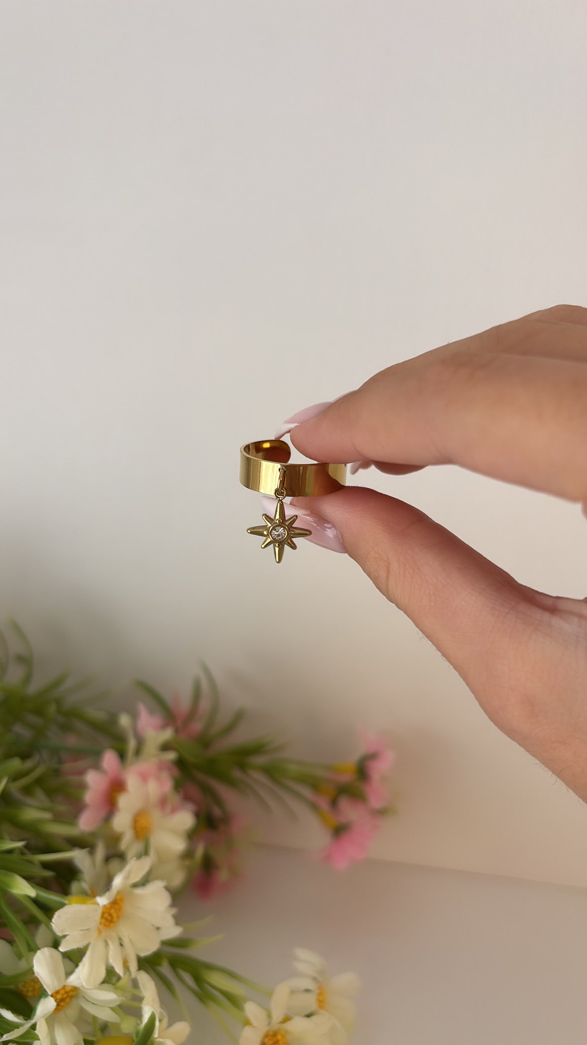 Bague étincelle gold