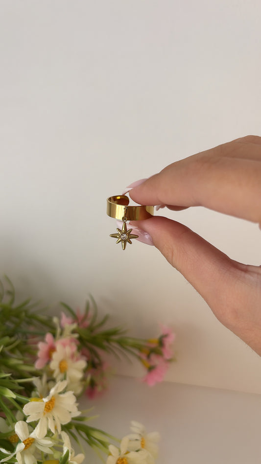 Bague étincelle gold